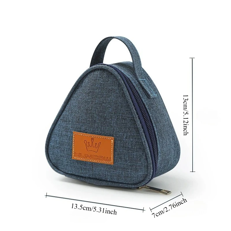 sac isotherme bleu triangle mini