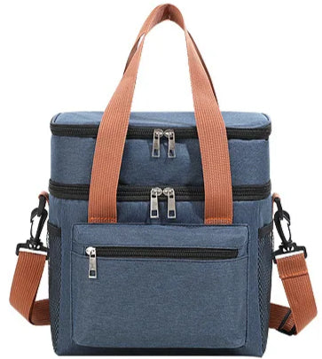 sac isotherme bleu marin famille plus