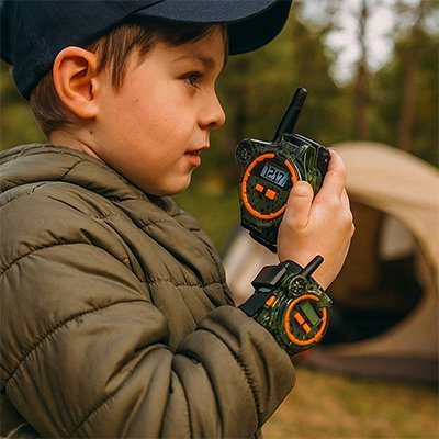 Talkie walkie JuniorWatch exploration sécuritaire garde contact