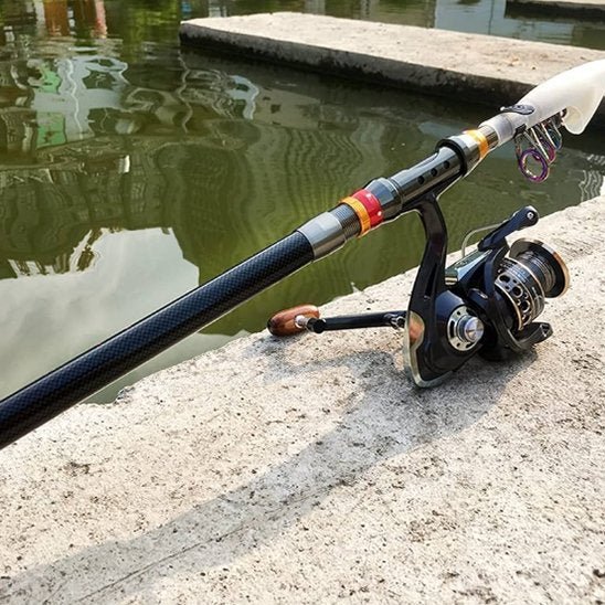 Canne à Pêche Télescopique | Carbone Ultralight - Nat - ure Supérieure!