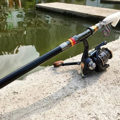 Canne à Pêche Télescopique | Carbone Ultralight - Nat - ure Supérieure!