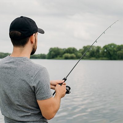 Canne à Pêche | Ultra - Légère - Nat - ure Supérieure!