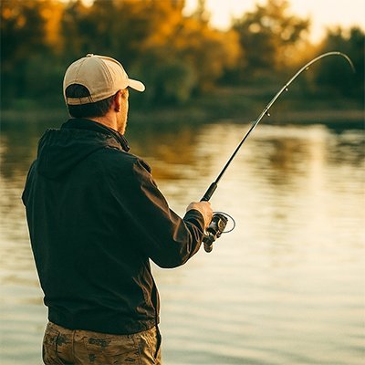 Canne à Pêche | Ultra - Légère - Nat - ure Supérieure!