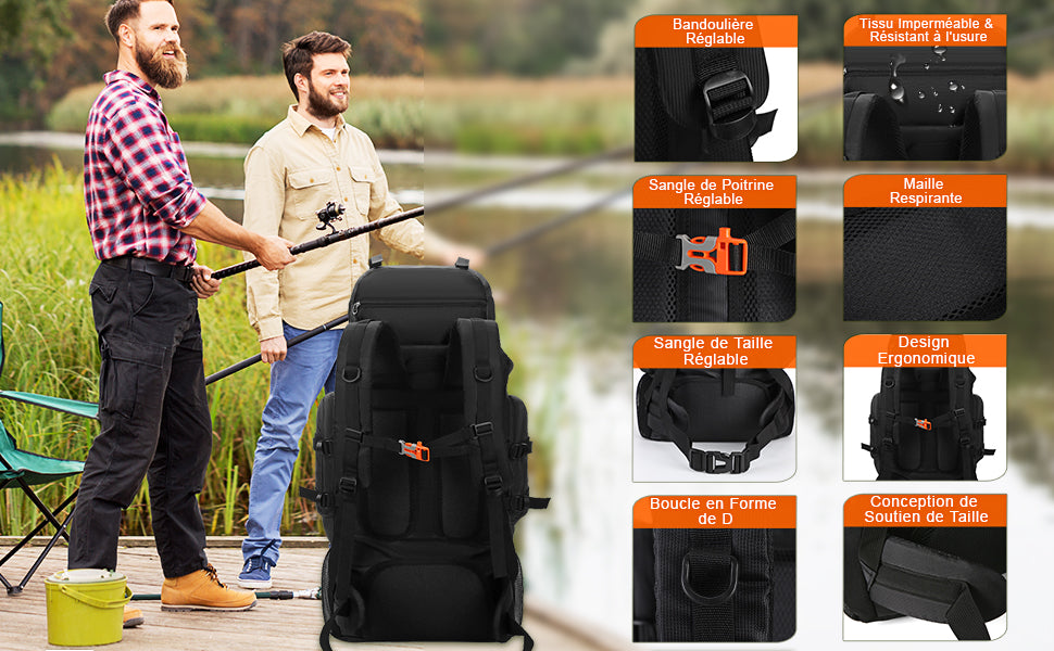 sac a dos pratique grande capacite mega xxl