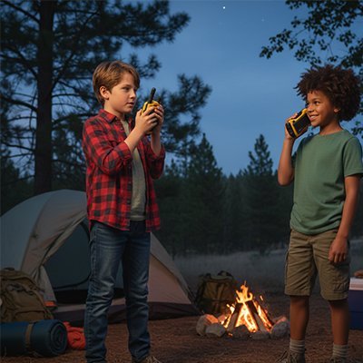 Talkie Walkie | Mini Black - Yellow - Nat - ure Supérieure!