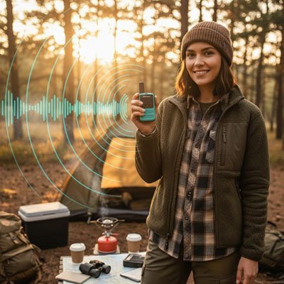 Talkie Walkie Professionnel | Ultra Portée 10KM Étanche - Nat - ure Supérieure!